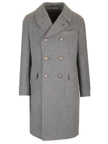 Double-breasted Wool Coat - Gabriele Pasini - Modalova