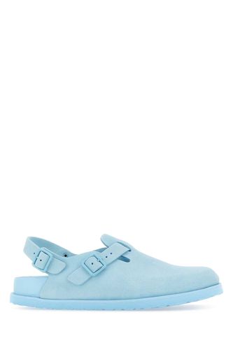 Pastel Light-blue Suede Tokyo Slippers - Birkenstock - Modalova