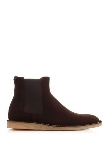 Brown Suede Ankle Boots - Dolce & Gabbana - Modalova