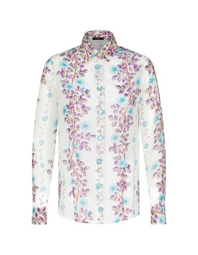 Shirt With Placed Floral Print - Etro - Modalova