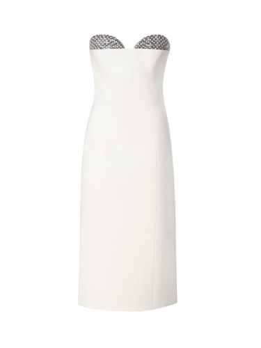 Midi Dress With Sweetheart Neckline - Genny - Modalova