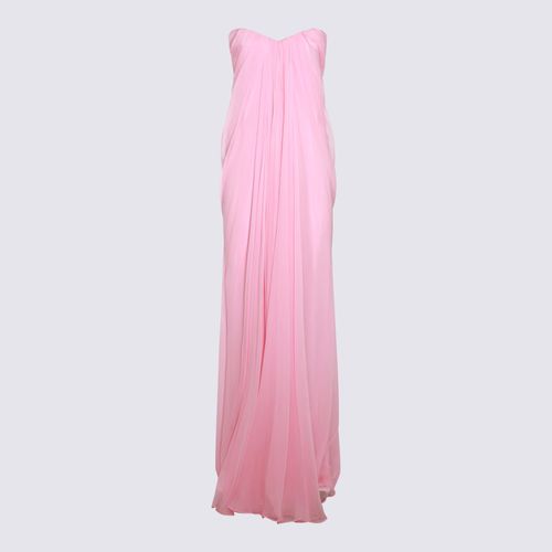 Alexander McQueen Pink Silk Dress - Alexander McQueen - Modalova