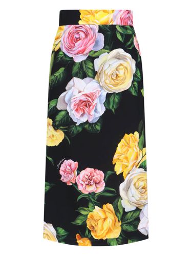 Dolce & Gabbana Floral Sheath Skirt - Dolce & Gabbana - Modalova