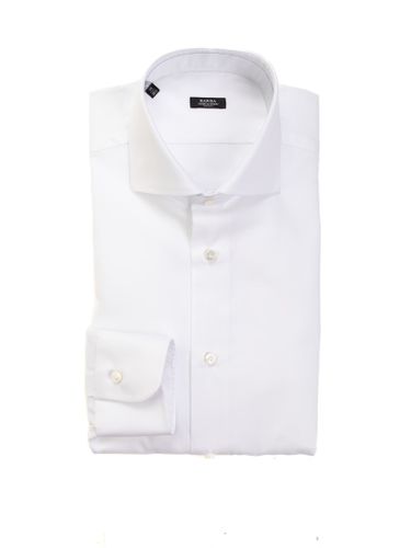 White Long-sleeved Shirt - Barba Napoli - Modalova