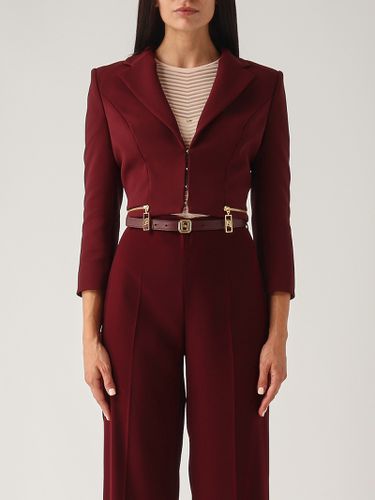 Elisabetta Franchi Poliester Blazer - Elisabetta Franchi - Modalova