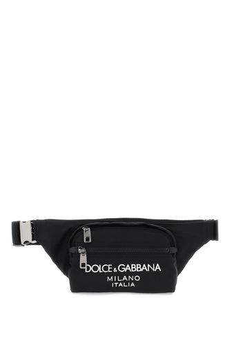 Nylon Beltpack Bag With Logo - Dolce & Gabbana - Modalova