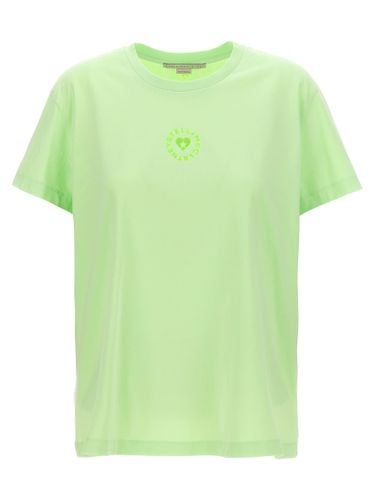 Cotton T-shirt With Circular Logo - Stella McCartney - Modalova