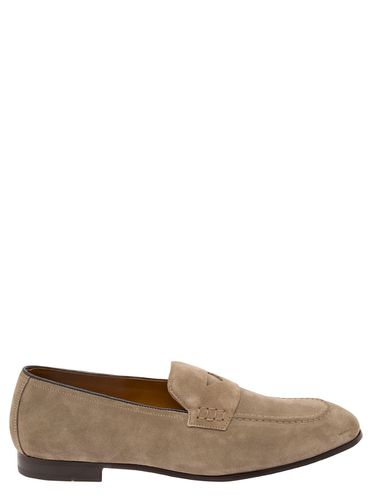 Pull-on Loafers In Suede Man - Doucal's - Modalova