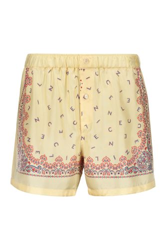 Celine Printed Silk Shorts - Celine - Modalova