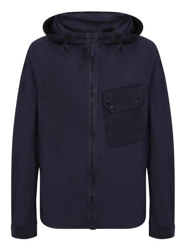 Ten C Navy Blue Hooded Jacket - Ten C - Modalova