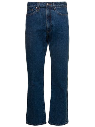 A. P.C. ayrton Five-pocket Straight Jeans With D Ring In Cotton Denim Man - A.P.C. - Modalova