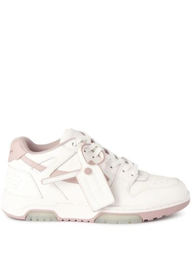 Off- Out Of Office Sneakers In And Pink Leather - Off-White - Modalova