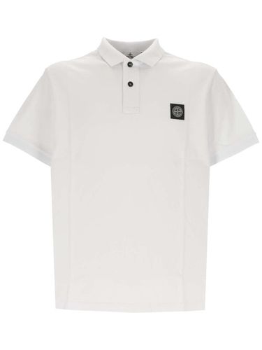 Stone Island Logo Patch Polo Shirt - Stone Island - Modalova