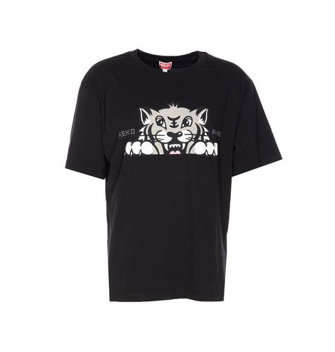 Happy Tiger Embroidered Oversize T-shirt - Kenzo - Modalova