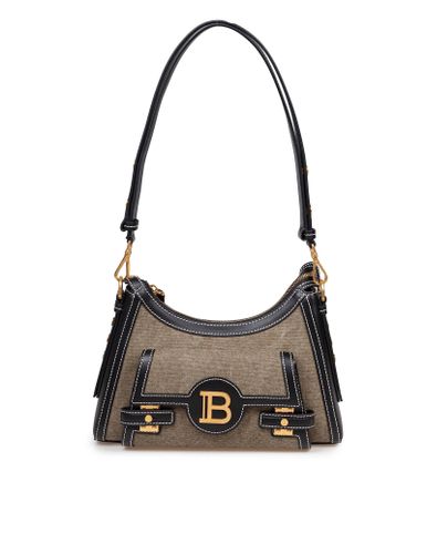 Borsa B-buzz Hobo In Tele E Pelle Colore E - Balmain - Modalova