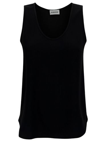 Tank Top With Plunging U Neckline In Polyamide Woman - Parosh - Modalova