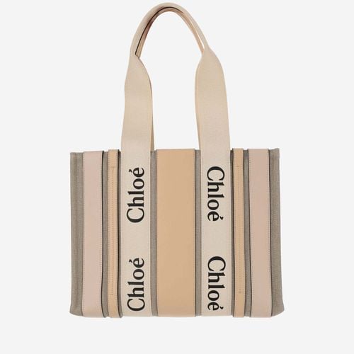 Chloé Woody Medium Tote Bag - Chloé - Modalova