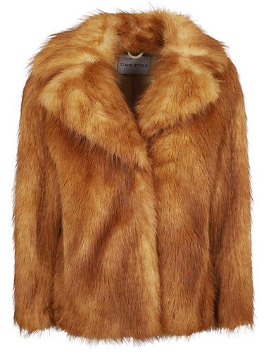 Janice Jacket Faux Fur Red Fox 70 Cm - STAND STUDIO - Modalova