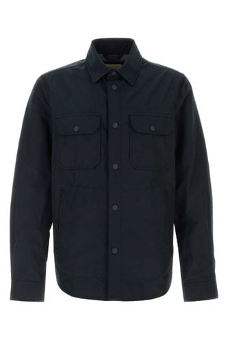 Navy Cotton Blend Shirt - Woolrich - Modalova