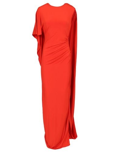 Asymmetrical Cape Maxi Dress - Stella McCartney - Modalova