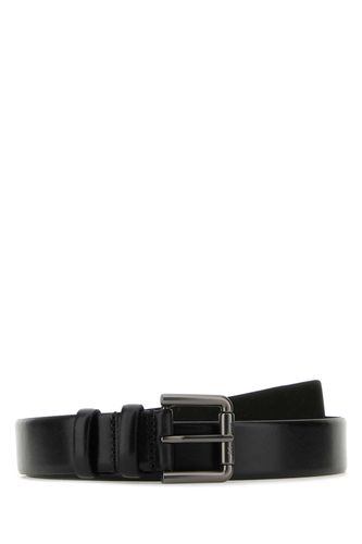 Max Mara Black Leather Belt - Max Mara - Modalova