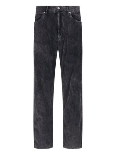 Charcoal Stretch Corduroy Pant - Dolce & Gabbana - Modalova
