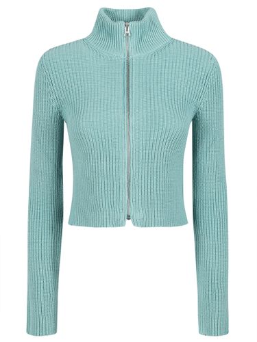 High-neck Zipped Sweater - MM6 Maison Margiela - Modalova