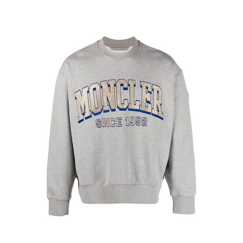 Moncler Oversize Logo Sweatshirt - Moncler - Modalova