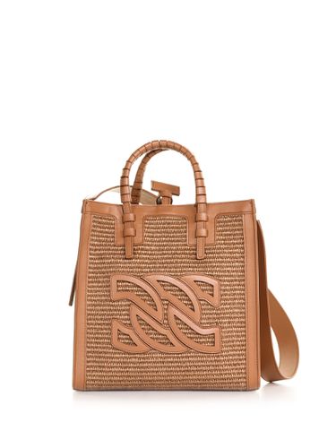 Beauriva Mini Tote Bag With Logo - Casadei - Modalova