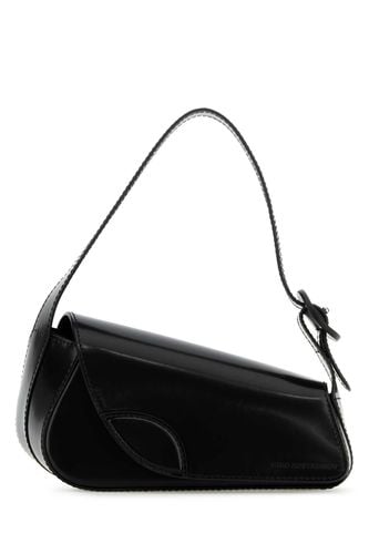 Black Leather Trivia Shoulder Bag - Kiko Kostadinov - Modalova