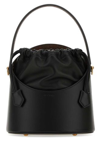 Black Leather Saturno Bucket Bag - Etro - Modalova