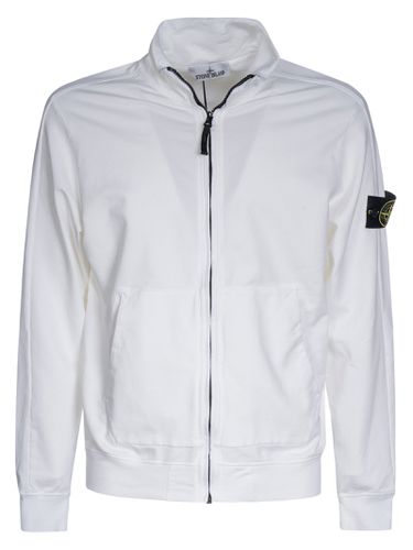 Stone Island Logo Zip Jacket - Stone Island - Modalova