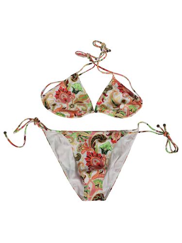 Printed Floral Two-piece Swimsuit - Etro - Modalova