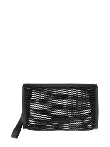 Logo Patch Mesh Zipped Clutch Bag - Tom Ford - Modalova