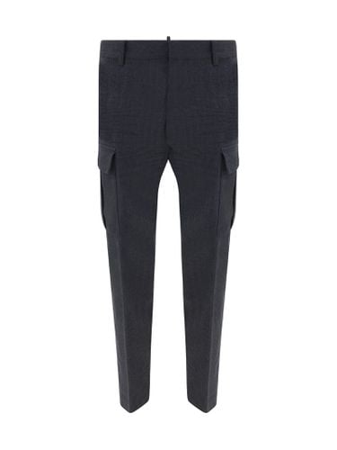 Flannel Cigarette Trousers - Dsquared2 - Modalova