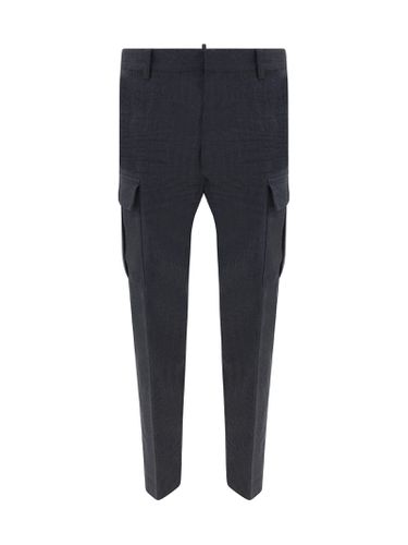 Flannel Cigarette Trousers - Dsquared2 - Modalova