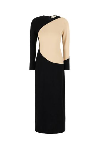 Two-tone Stretch Viscose Blend Dress - Tory Burch - Modalova