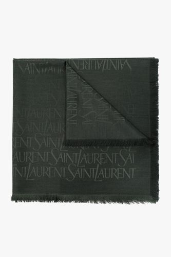 Saint Laurent Monogrammed Shawl - Saint Laurent - Modalova