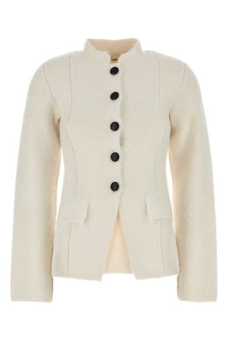 White Silk Blend Aeson Blazer - Khaite - Modalova