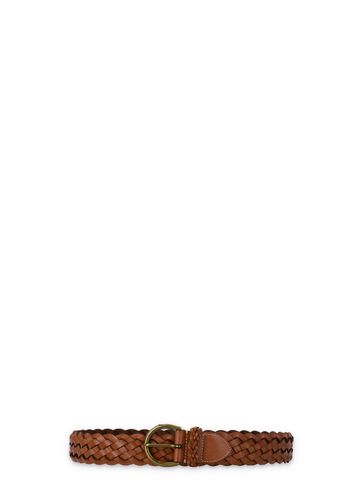 Braided Leather Belt - Polo Ralph Lauren - Modalova