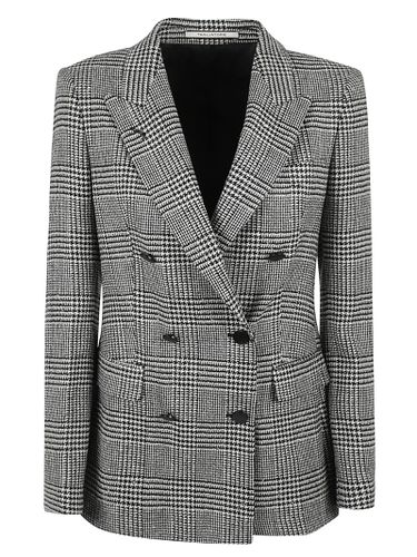 Double-breasted Check Blazer - Tagliatore - Modalova