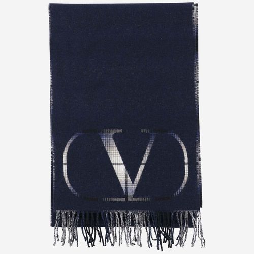 Rectangular Logo Scarf - Valentino Garavani - Modalova