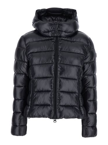 Cosmary Down Jacket With Removable Hood And Logo Patch On The Sleeve In Tech Fabric Woman - Save the Duck - Modalova