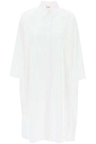 Marni Long-sleeved Midi Shirt Dress - Marni - Modalova