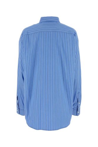 Embroidered Poplin Oversize Shirt - Balenciaga - Modalova