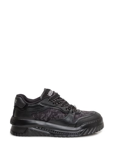 VERSACE Black Sneakers for Men | Modalova