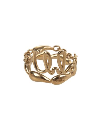 Iconic Ring In Vintage Gold Brass - Chloé - Modalova