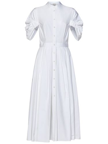 Short-sleeved Pleated Dress - Alexander McQueen - Modalova