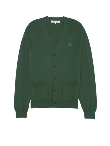 Fox Head Patch Knit Cardigan - Maison Kitsuné - Modalova