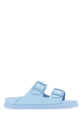 Light-blue Leather Arizona Avantgarde Slippers - Birkenstock - Modalova